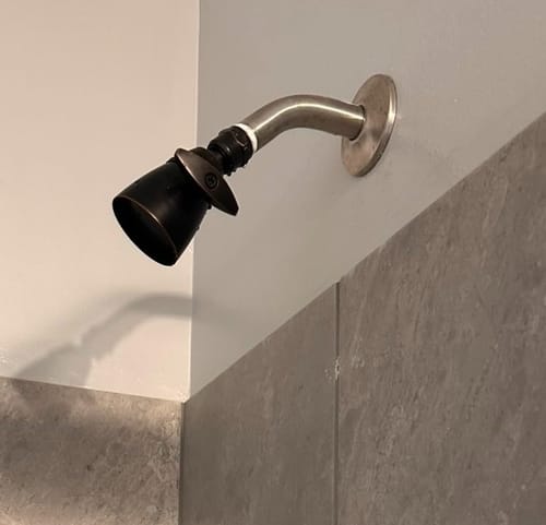 Customer photo review of 2 Inch Low Flow Shower Head