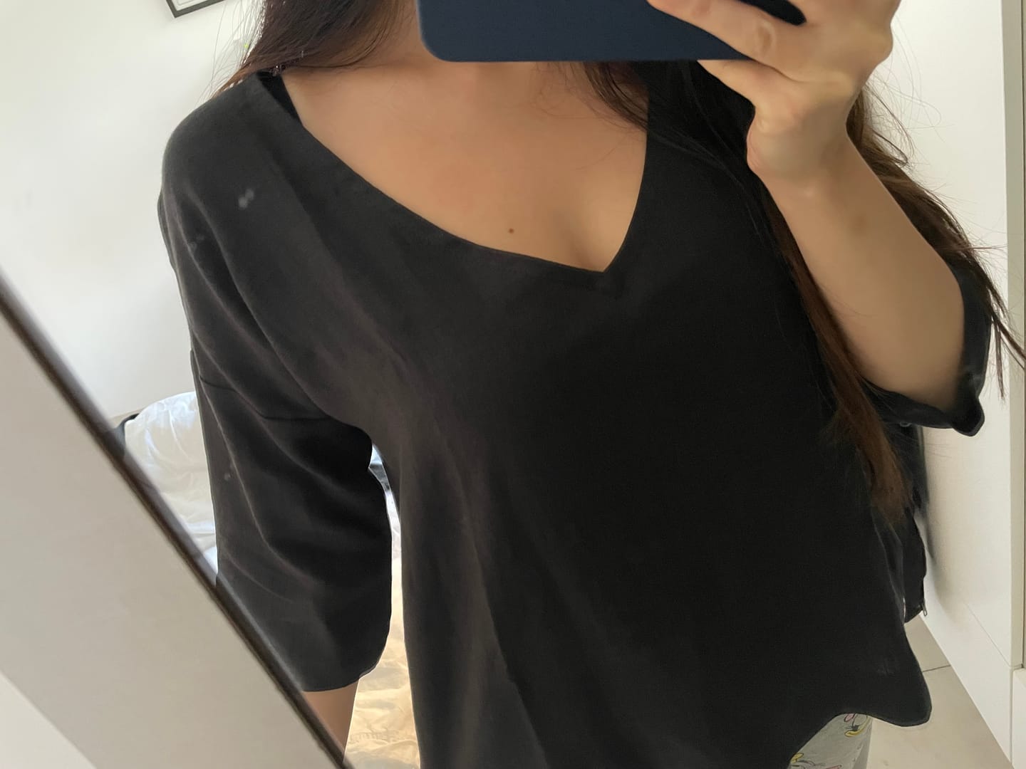 Customer photo review of Linen Top Nora