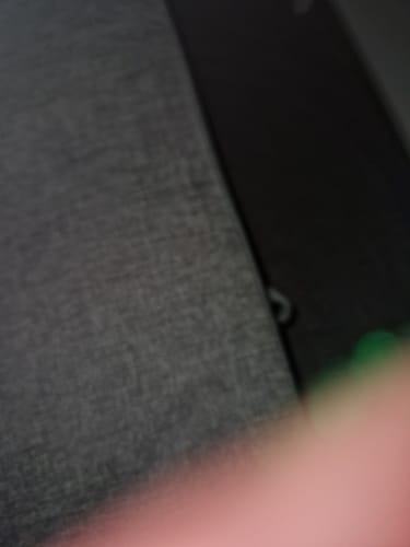 Customer photo review of Haze Blue Dipping Powder