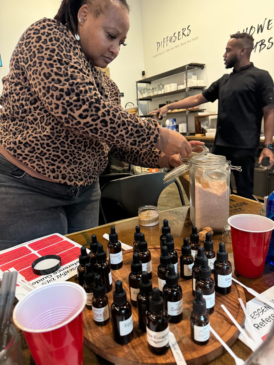 Customer photo review of Essential Oil & Fragrance Blending Class | Make Custom Scented Body Butters, Candles, Soap and More!