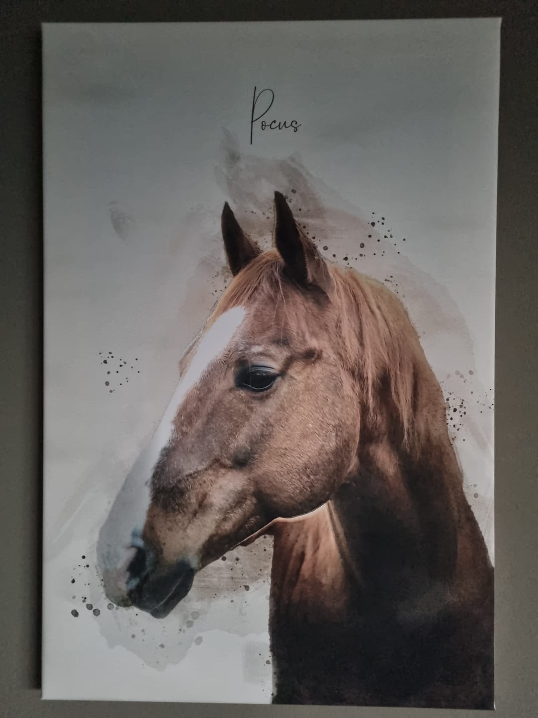 Customer photo review of Weihnachtsgeschenk Gemälde nach Fotovorlage