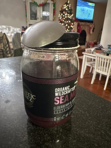Customer photo review of Elderberry and Soursop Infused Sea Moss Gel
