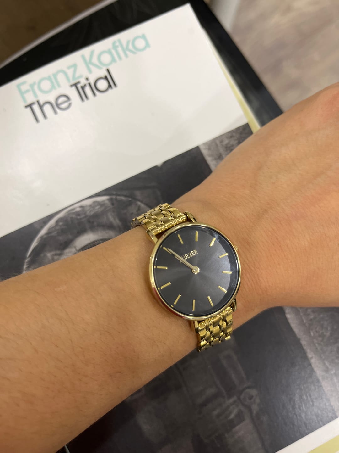 Customer photo review of Ruby Petite Gold Black