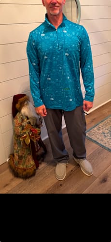 Customer photo review of Sarau's Shipwreck Quarter Zip