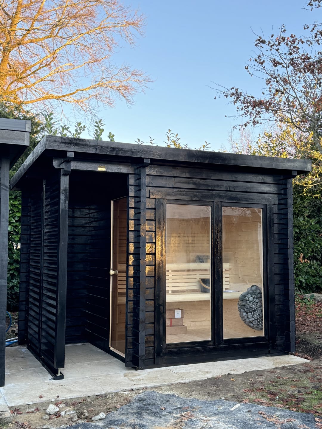 Customer photo review of KC ISLA Garden Spa Sauna with Outdoor Shower Terrace