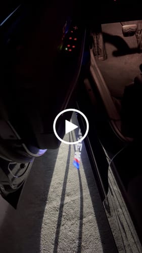 Customer video review of BMW G SERIES DOOR LIGHTS