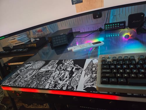 Customer photo review of Custom Size Mouse Pad