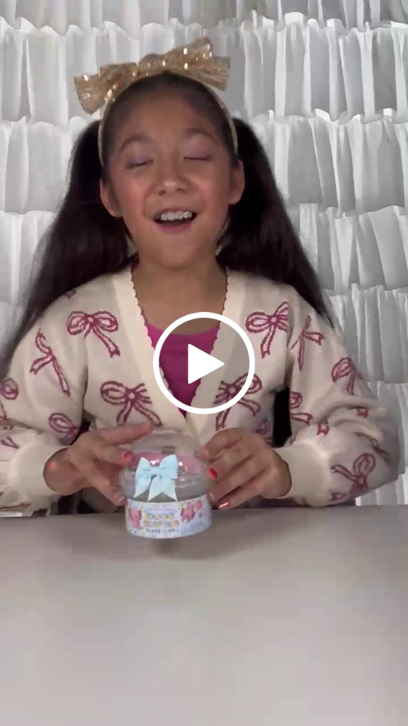 Customer video review of Baby Axolotl Clear Slime