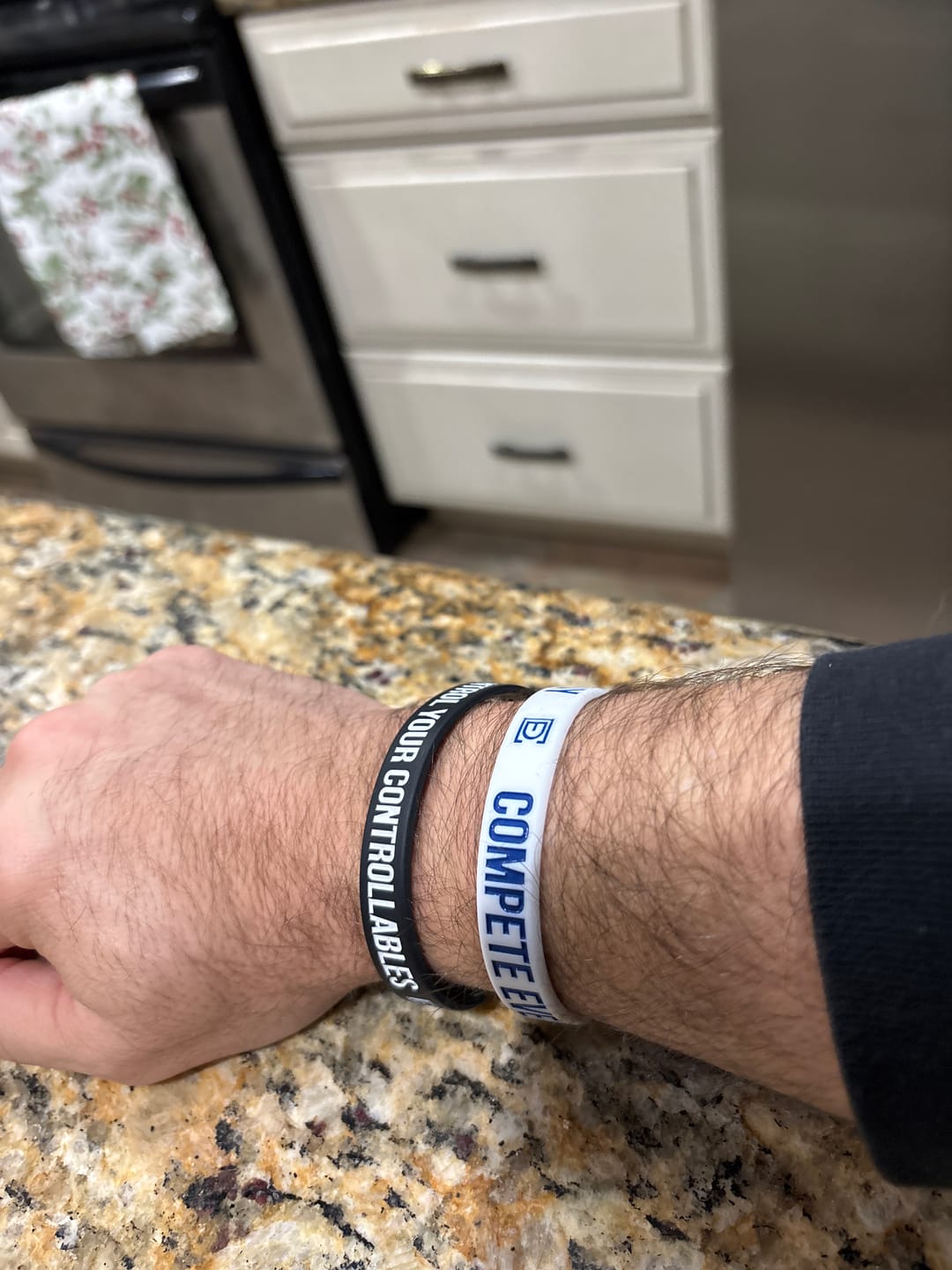 Customer photo review of Control Your Controllables (Wristband)