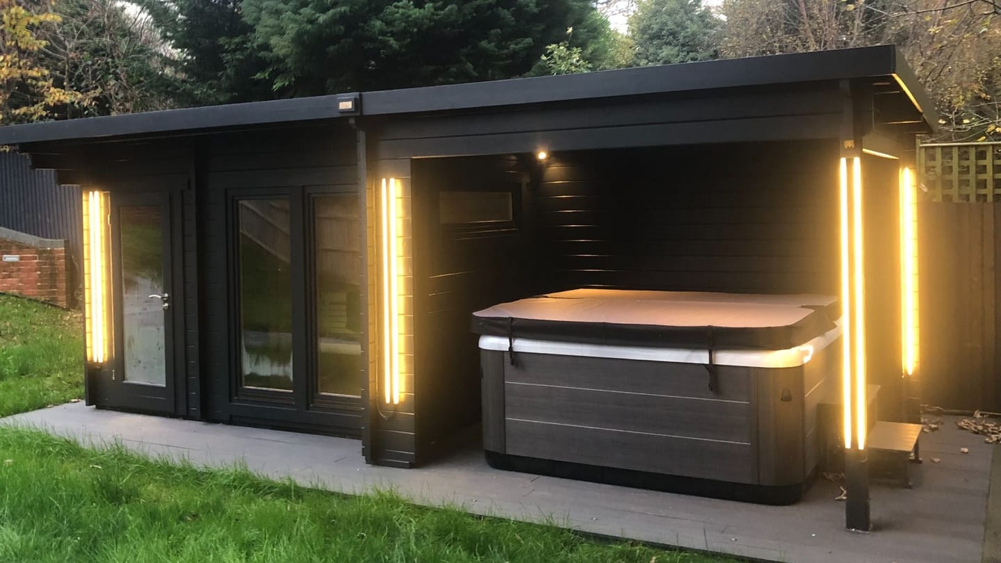 Customer photo review of The KeiCo Garden Spa - Outdoor Sauna Retreat