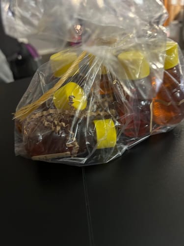 Customer photo review of Apple Infused Honey 🍎