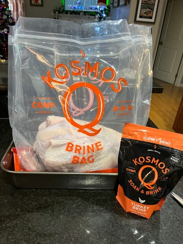 Customer photo review of Turkey Brine Kit