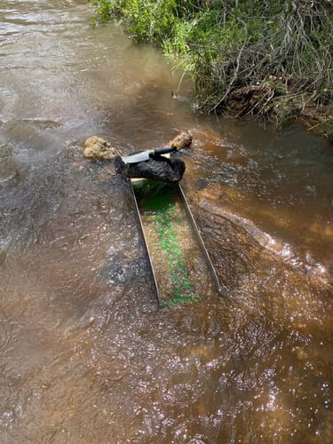 Customer photo review of 10 inch Modular Gold sluice