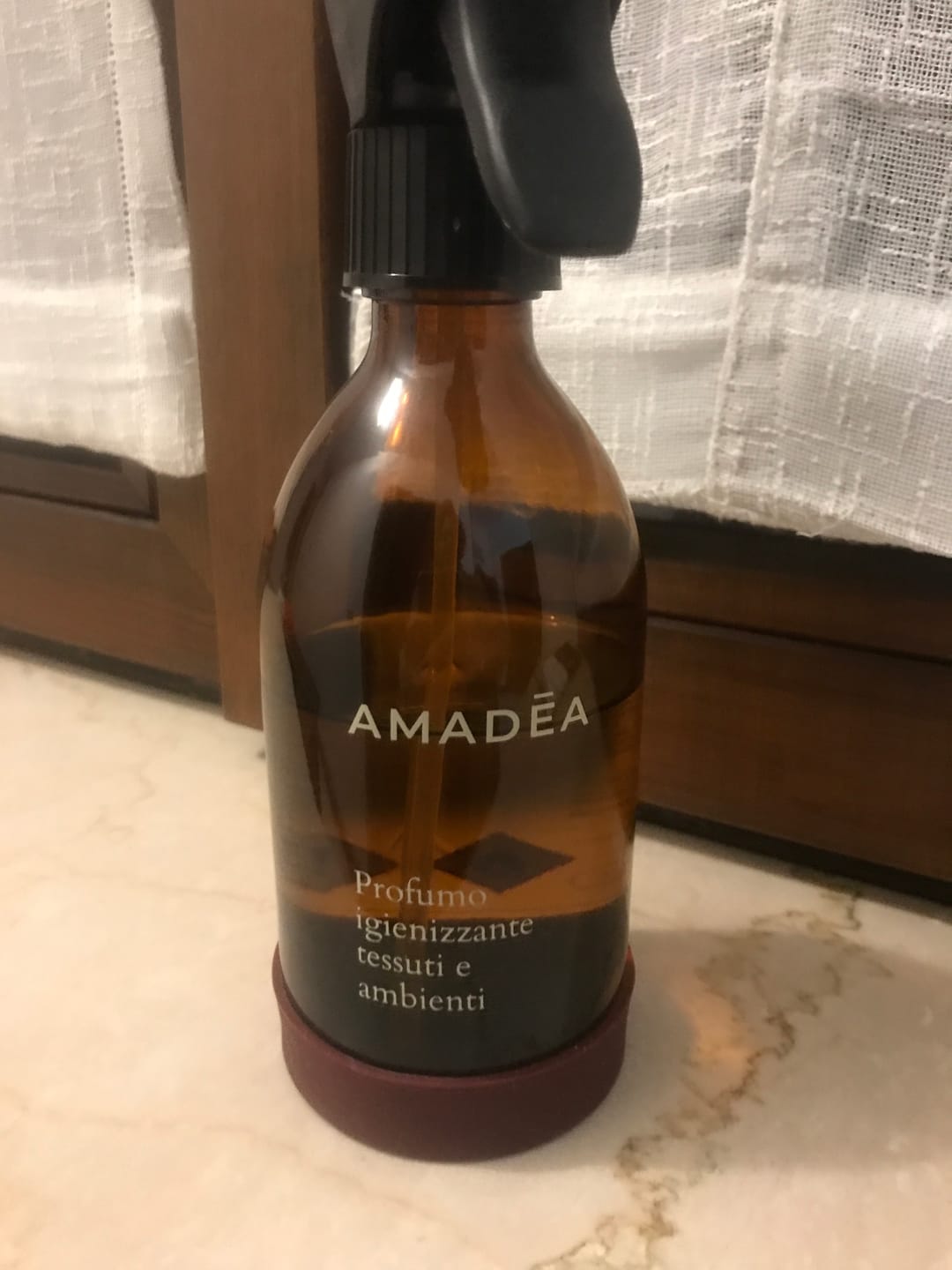 Customer photo review of Profumo igienizzante tessuti e ambienti 300ml