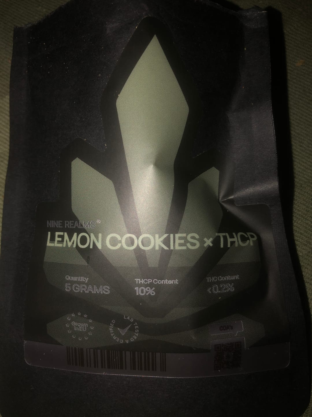 Customer photo review of LEMON COOKIES x 10% THCP
