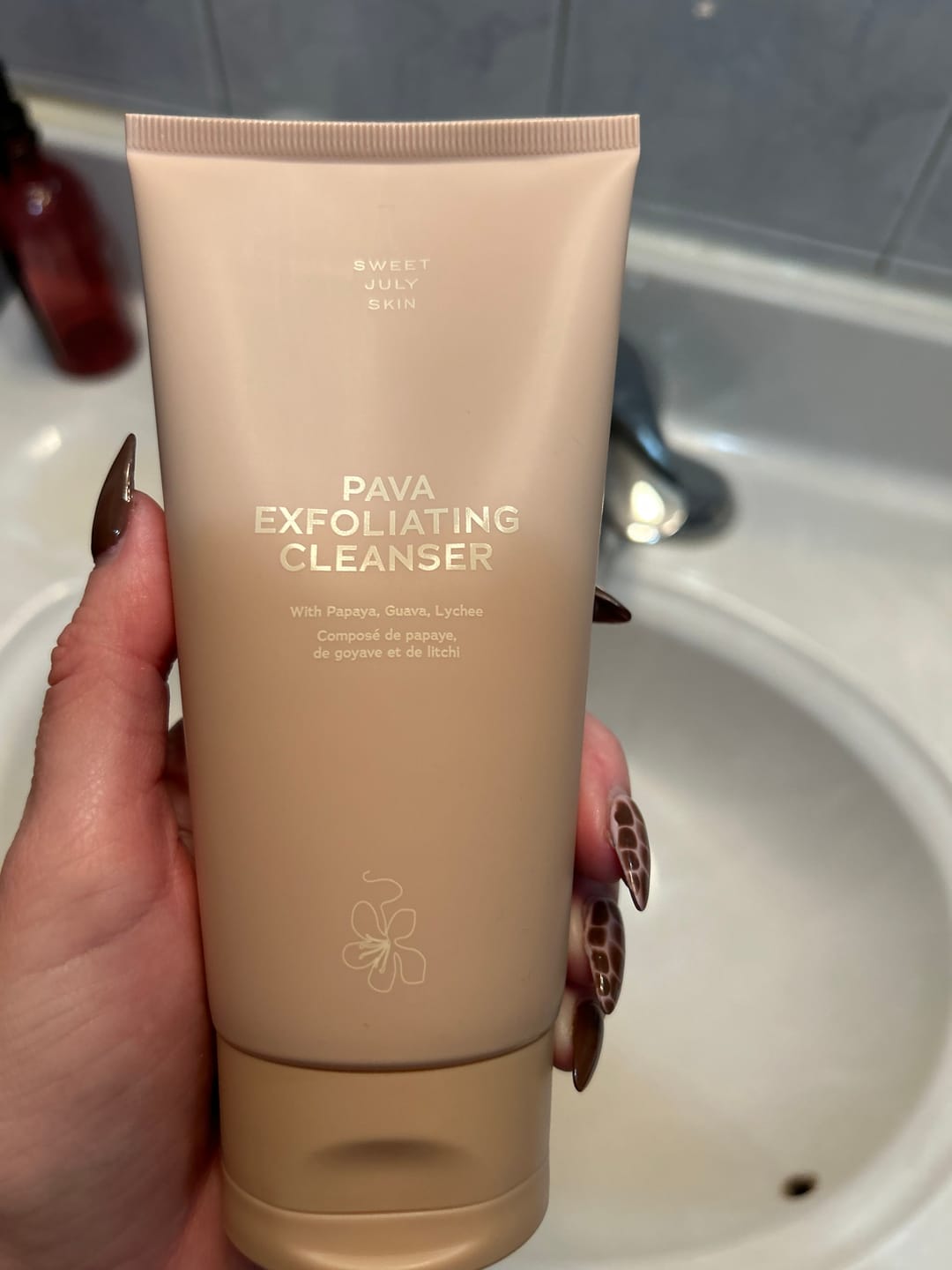 Customer photo review of Pava Exfoliating Cleanser