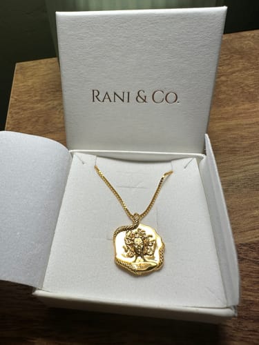 Customer photo review of Medusa Necklace (Gold)