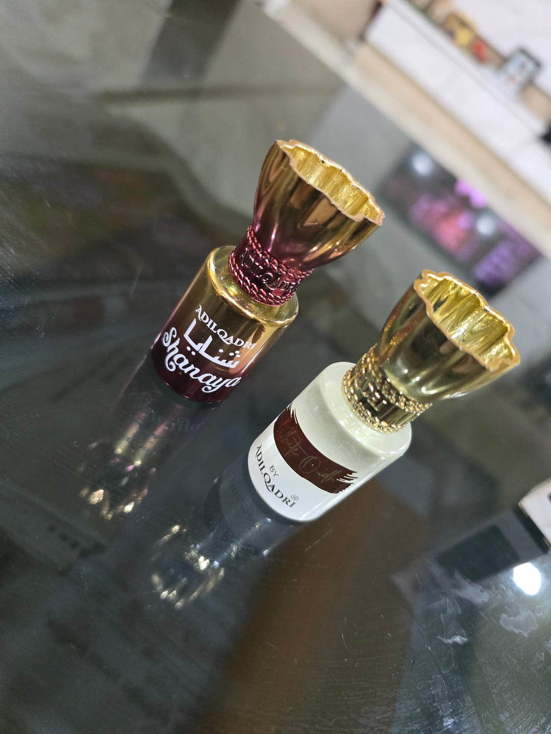 Customer photo review of 2 Pcs Attar Set Shanaya And White Oudh 5.5 Ml Each