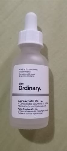 Customer photo review of Alpha Arbutin 2% + HA Hyperpigmentation Serum