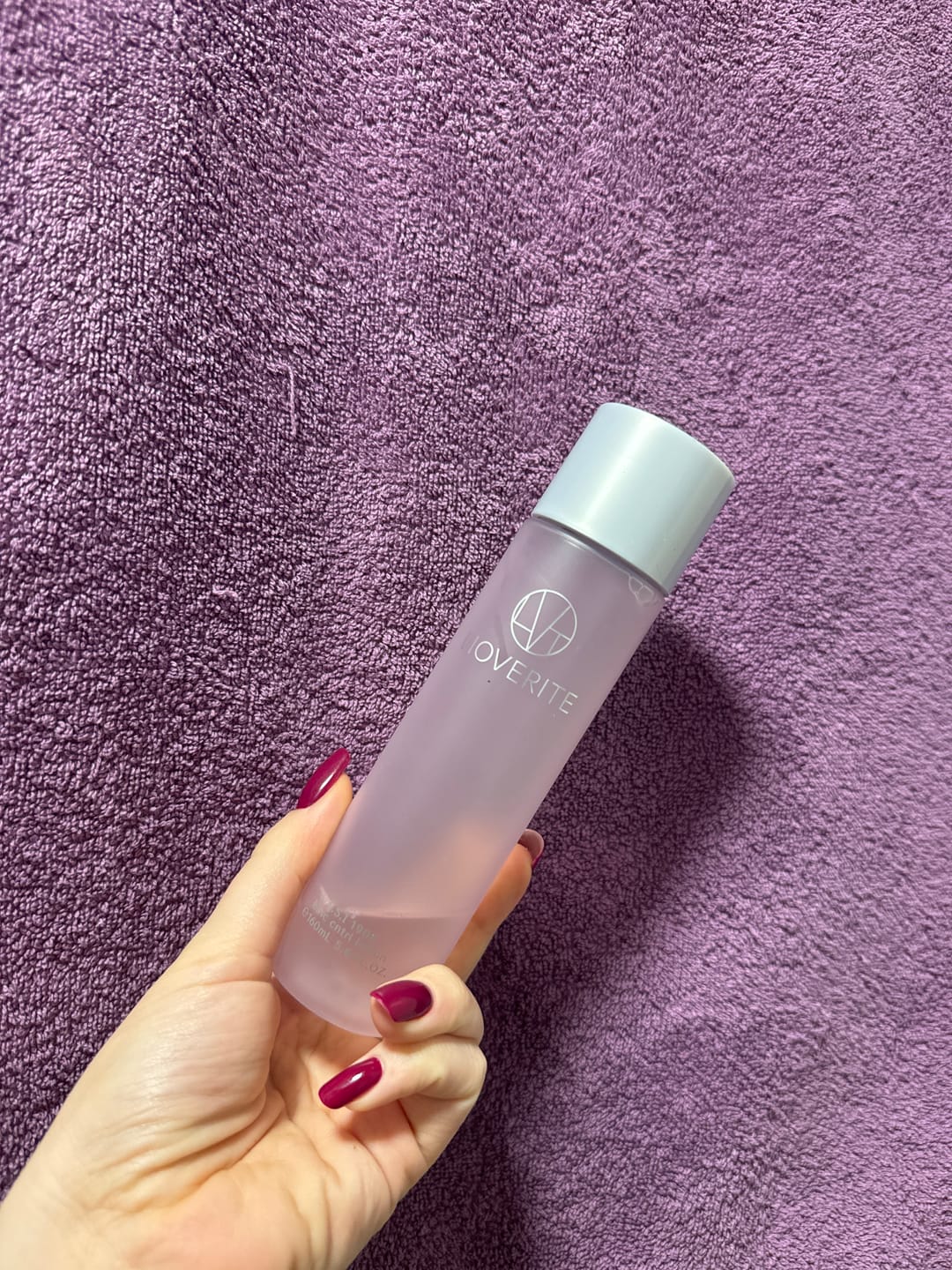 Customer photo review of LIOVERITE Balance Control Lotion