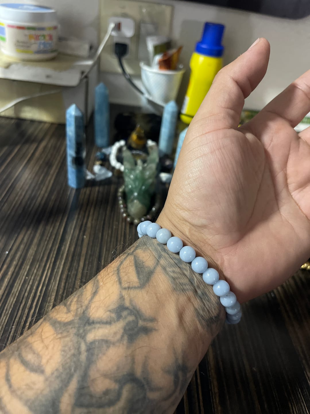 Customer photo review of Celestite Bracelet