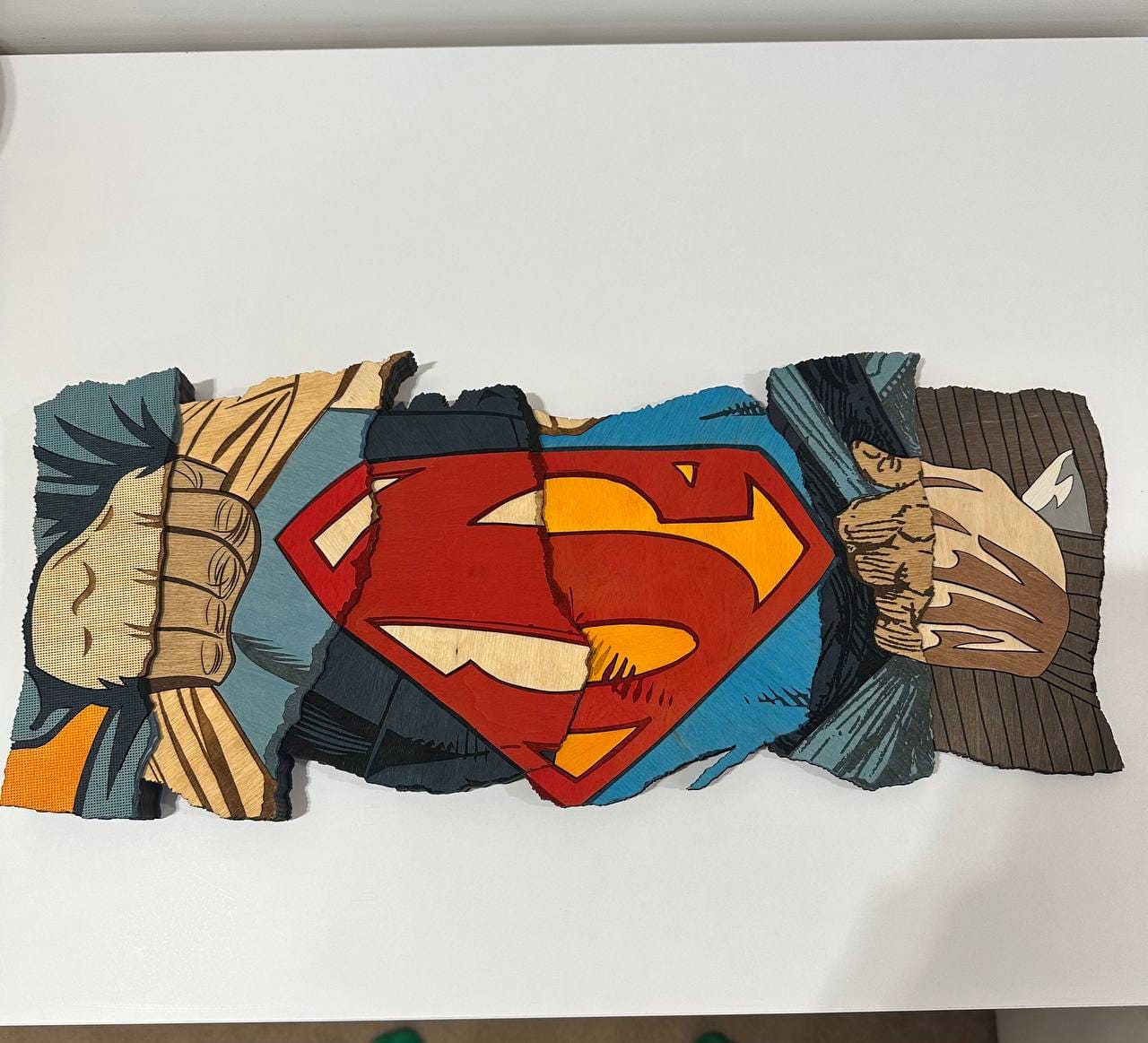 Customer photo review of SUPERMAN THROUGH THE YEARS POSTER