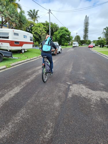 Customer photo review of 36V 12.8Ah / 461Wh Narrow Silver Fish LG eBike Battery CPSV36-12.8 Velectrix