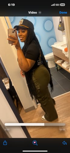 Customer photo review of Best Kept Secret Cargo Pants up to 3XL (Olive)