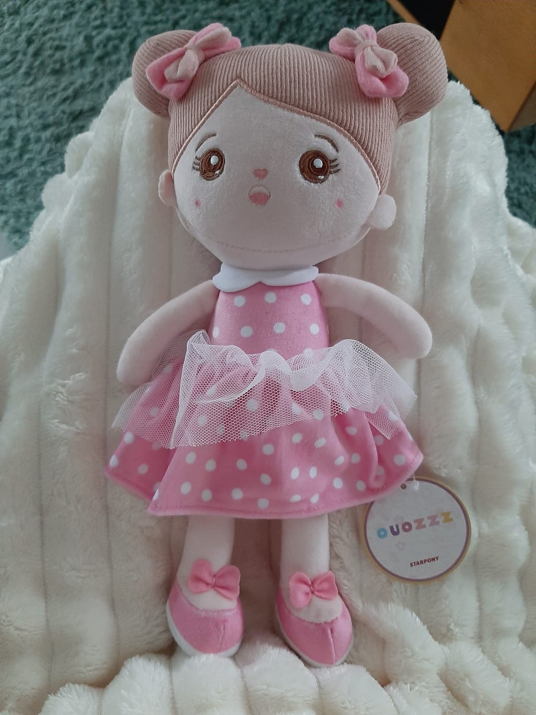 Customer photo review of Originelles Design Persönlichkeit süßes Mädchen Plüschpuppe-1
