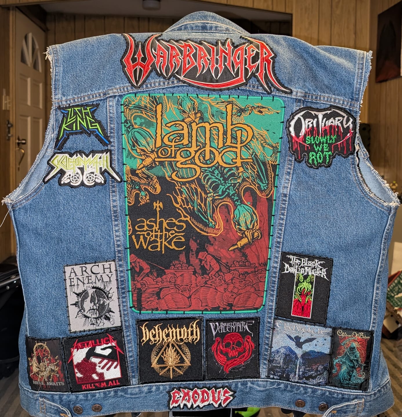 Customer photo review of Lamb Of God - Ashes Of The Wake - Backpatch