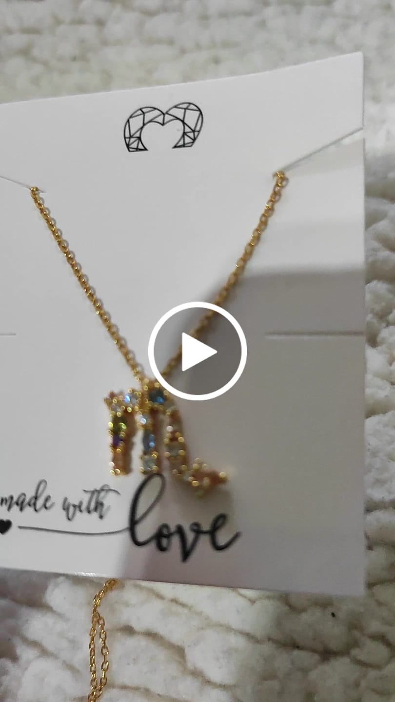 Customer video review of Collar Signos del Zodiaco