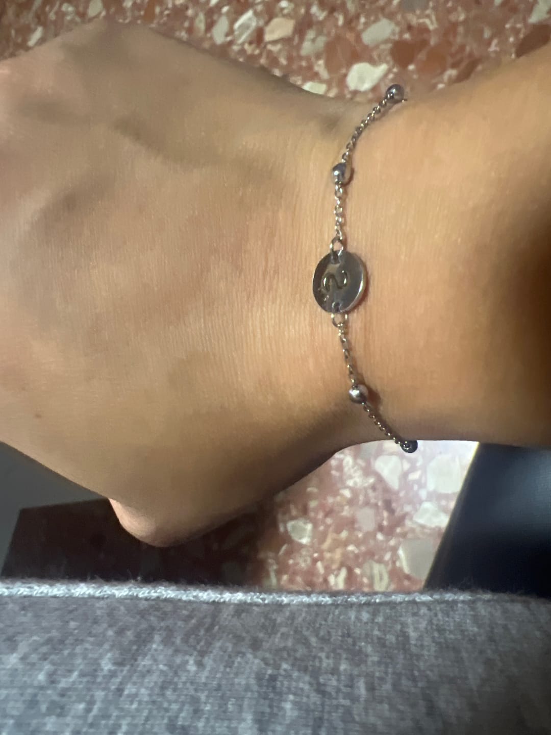 Customer photo review of Pulsera Círculo Inicial