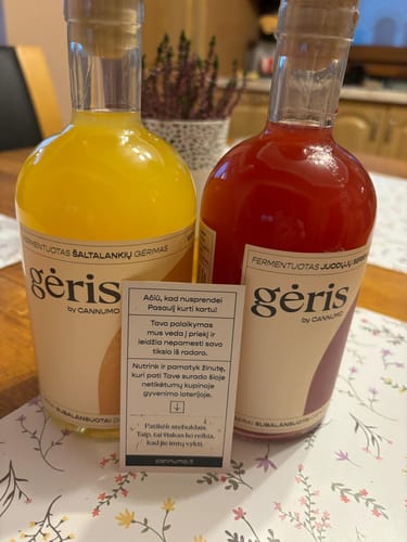 Customer photo review of GĖRIS - fermentuotas juodųjų serbentų gėrimas