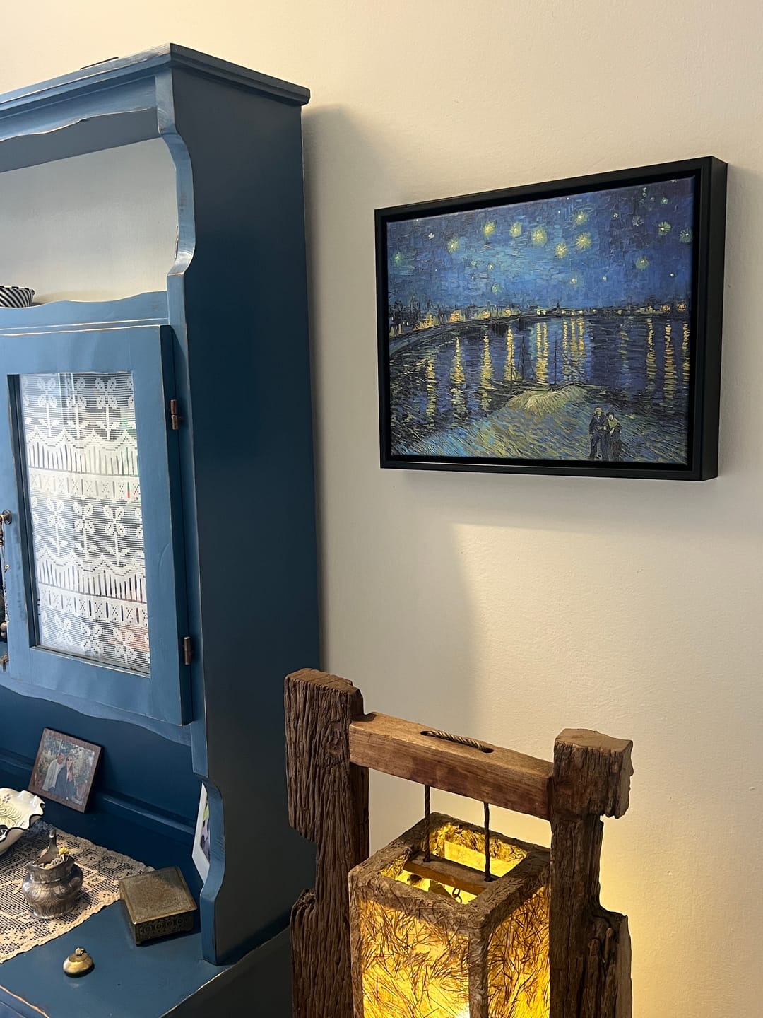 Customer photo review of Starry Night over the Rhone by Vincent van Gogh, 1888