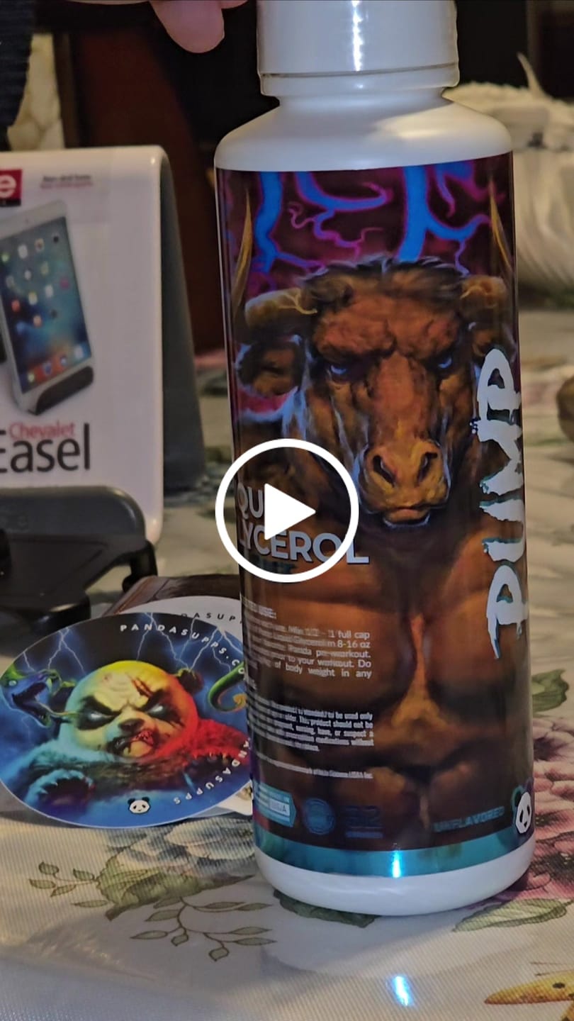 Customer video review of PUMP - Liquid Glycerol (Stim Free) - UNFLAVORED