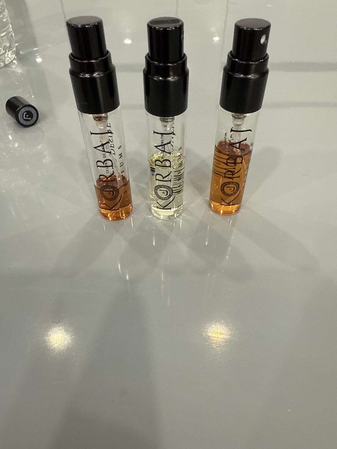 Customer photo review of Perfume Sample Set - 4 PCS