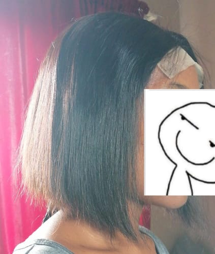 Customer photo review of Brazilian Lace Wig Sale