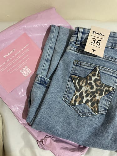 Customer photo review of Pants Animal Print Star