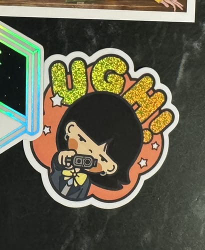 Customer photo review of Yoonji x UGH! Sticker