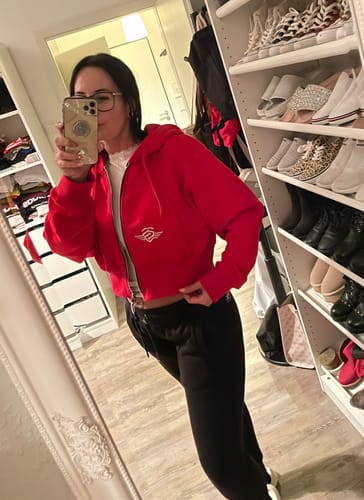 Customer photo review of CROP JACKET MASSIVE SOLDIER RED