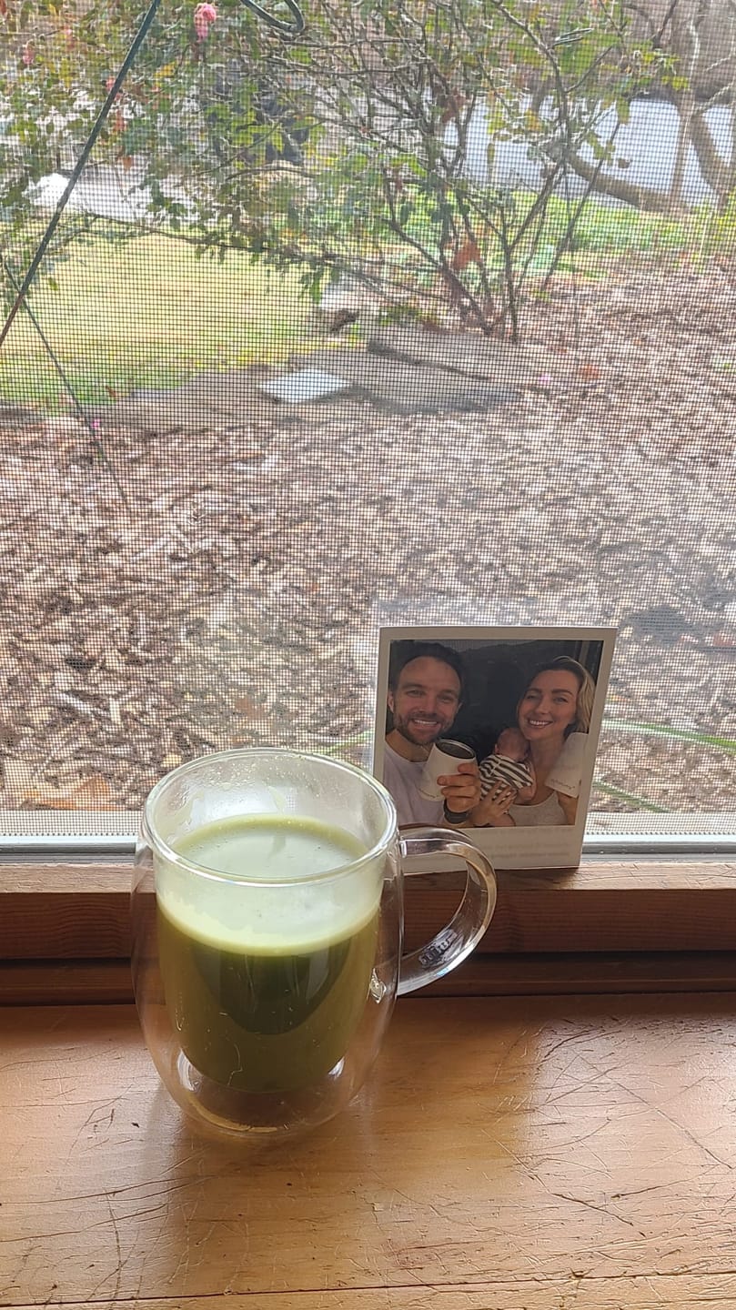 Customer photo review of smart matcha latte travel pack (6 sachets, one-time purchase)