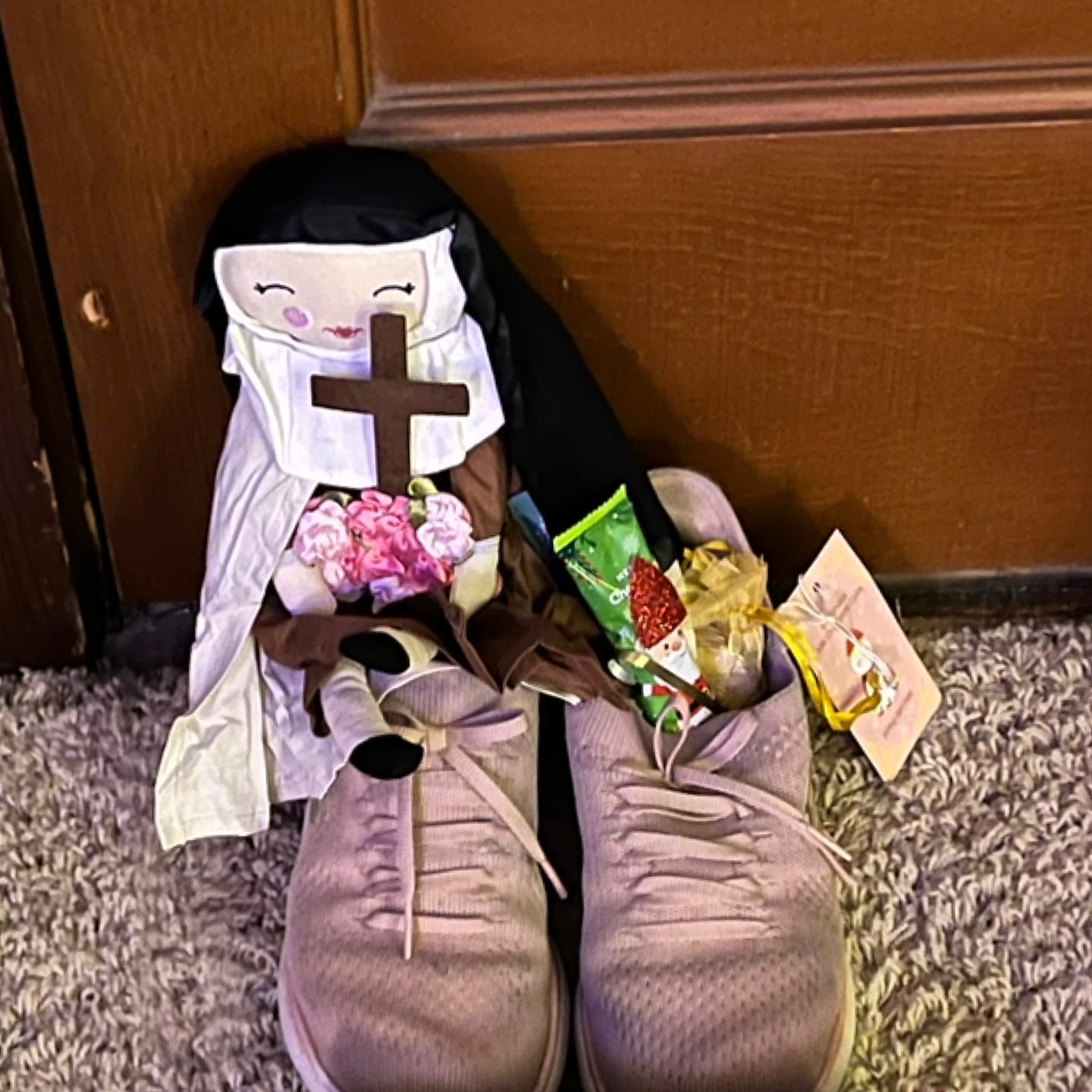 Customer photo review of St. Thérèse of Lisieux Rag Doll