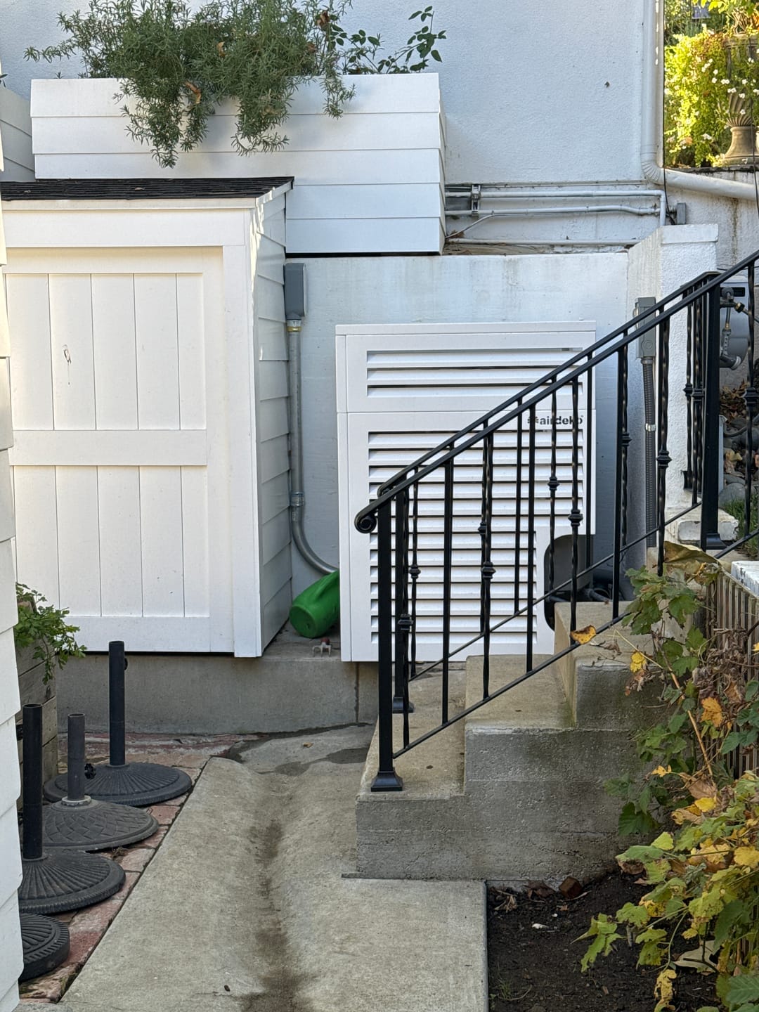 Customer photo review of Central AC Cover - White