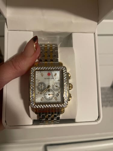 Customer photo review of The Kent Women's Watch with 18K Gold Plating & Polished Stainless Steel