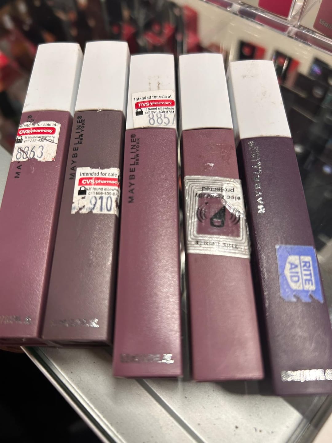 Customer photo review of Maybelline Superstay Matte Ink Liquid Lipstick Assorted - Liquidation 12 Units (SMILLIQUIDATION)