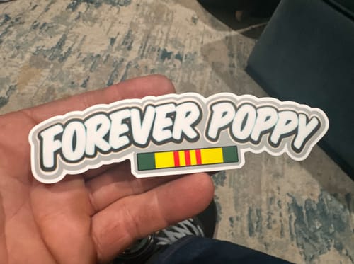 Customer photo review of Cut to Shape Stickers