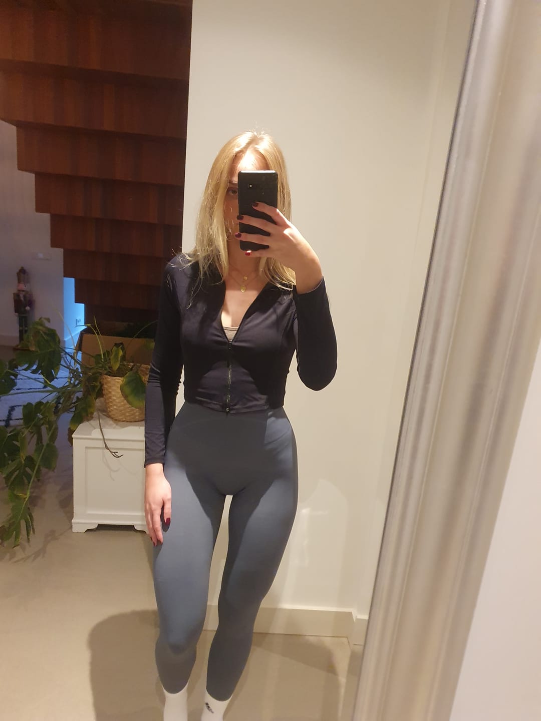Customer photo review of Black Soft Zip Jacket