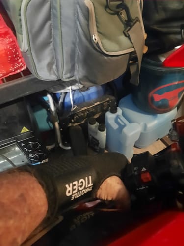 Customer photo review of Motorcycle Wrist Support - Ride Without Wrist Pain