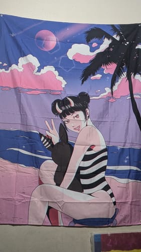 Customer photo review of Beach Tapestry 55"