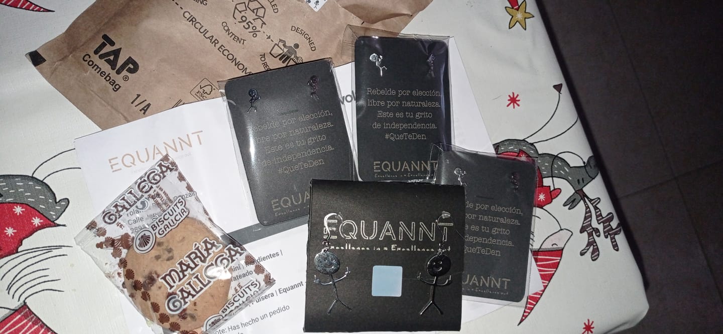 Customer photo review of Que te den | Pendientes | Equannt